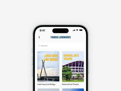 Lag.OS: Famous Landmarks design product design ui uiux user interface ux
