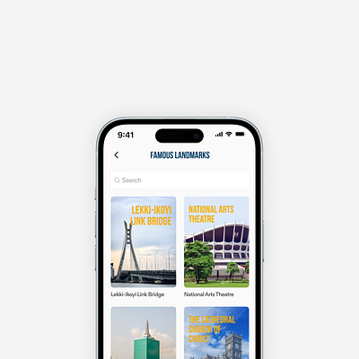 Lag.OS: Famous Landmarks design product design ui uiux user interface ux