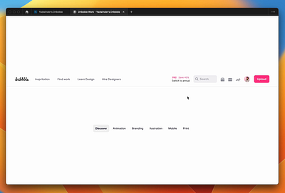 Dribbble search bar || Filter chips animation design dribbble prototype searchbar uxdesign ui ux ux design uxdesign web design