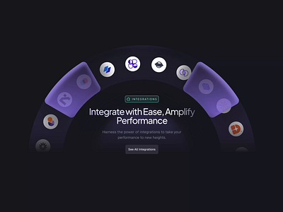 Istanbul Framer Template | Integration Section Animation animation dark framer integration interaction modern partner product rotate saas sleek slider ui ui design ux ux design