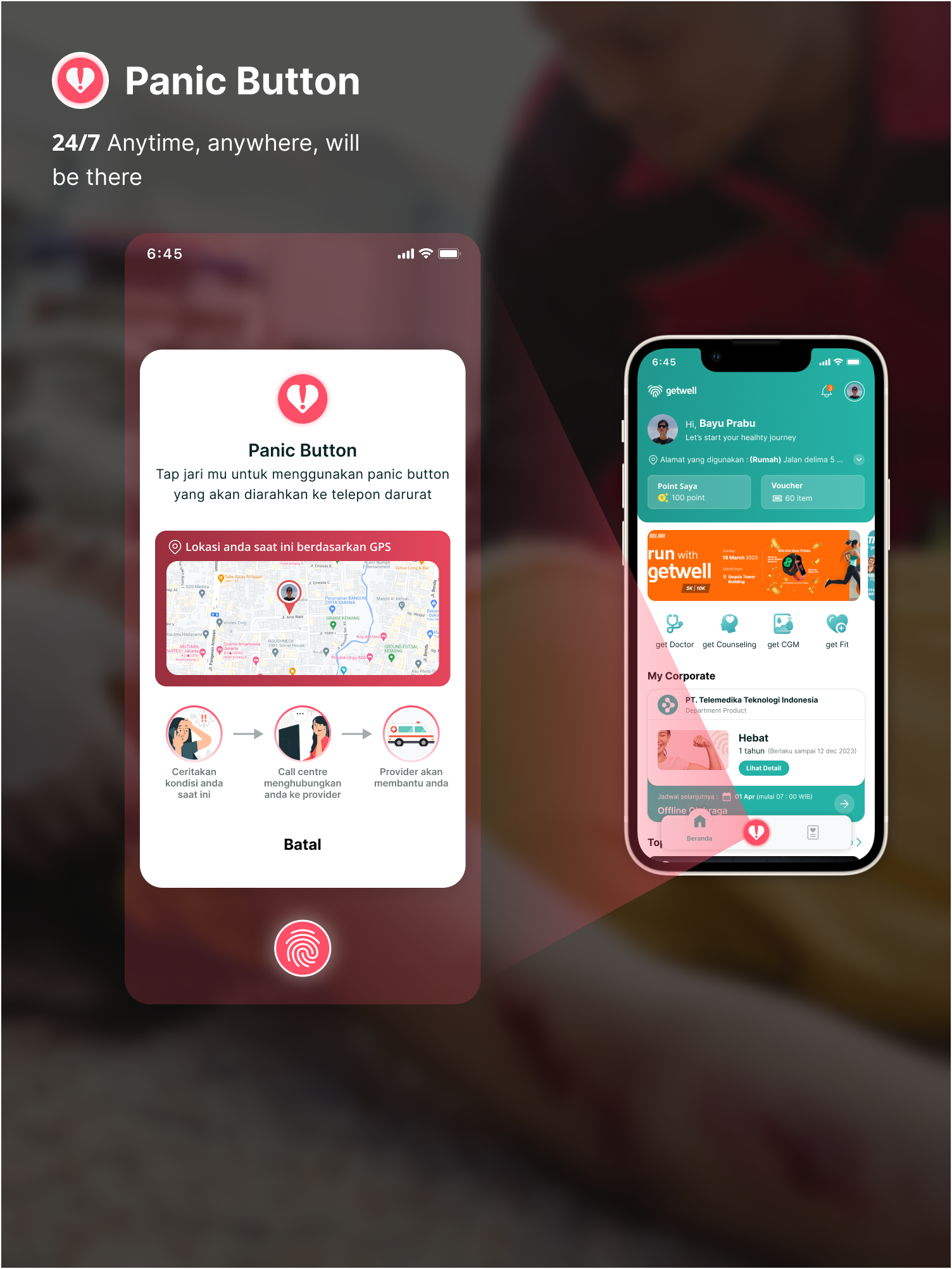 Panic Button Mobile Apps apps button care emergency gps mobile panic prevention preventive ui