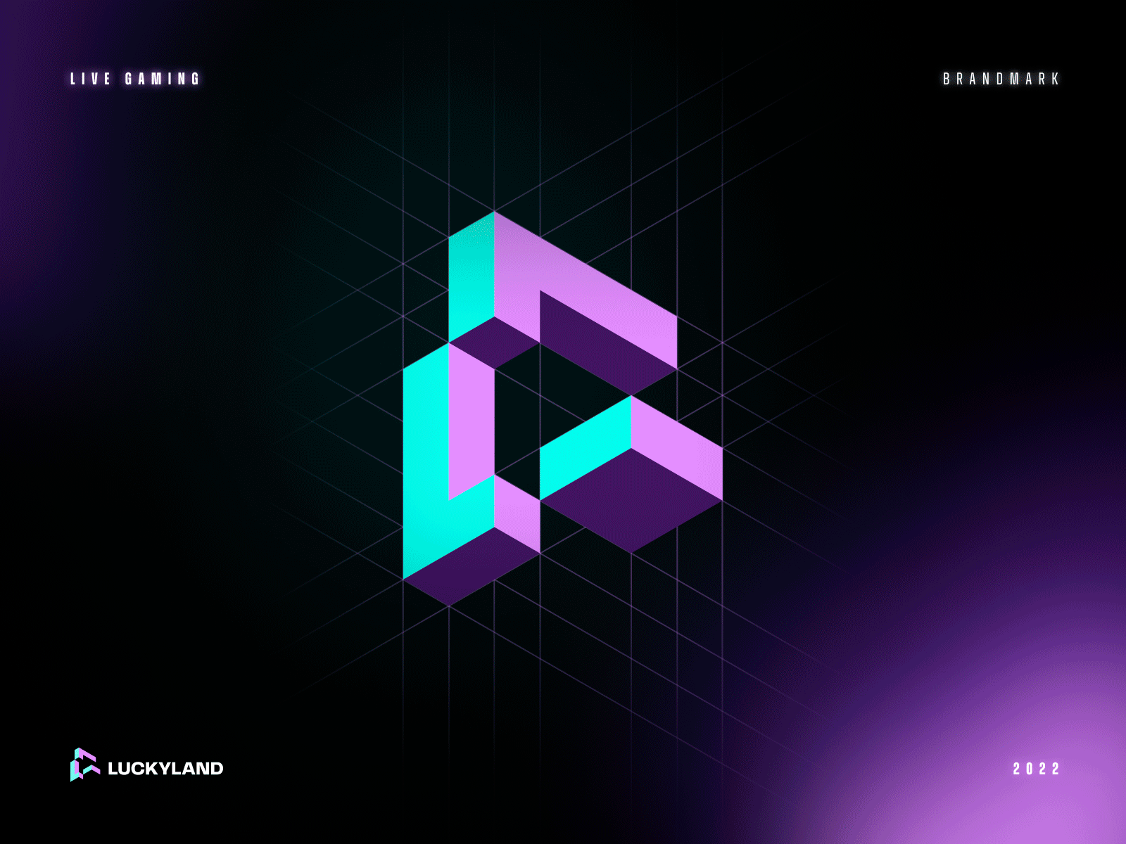 LuckyLand Identity 3d branding color design field football graphic design guide identity logo nft pattern soccer typography web 3.0