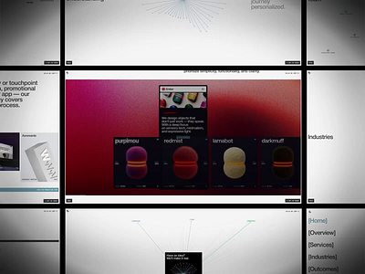AI Landing page website design animation ✦ Line ai animation design interaction landing page motion graphics service site startup ui ux web design website