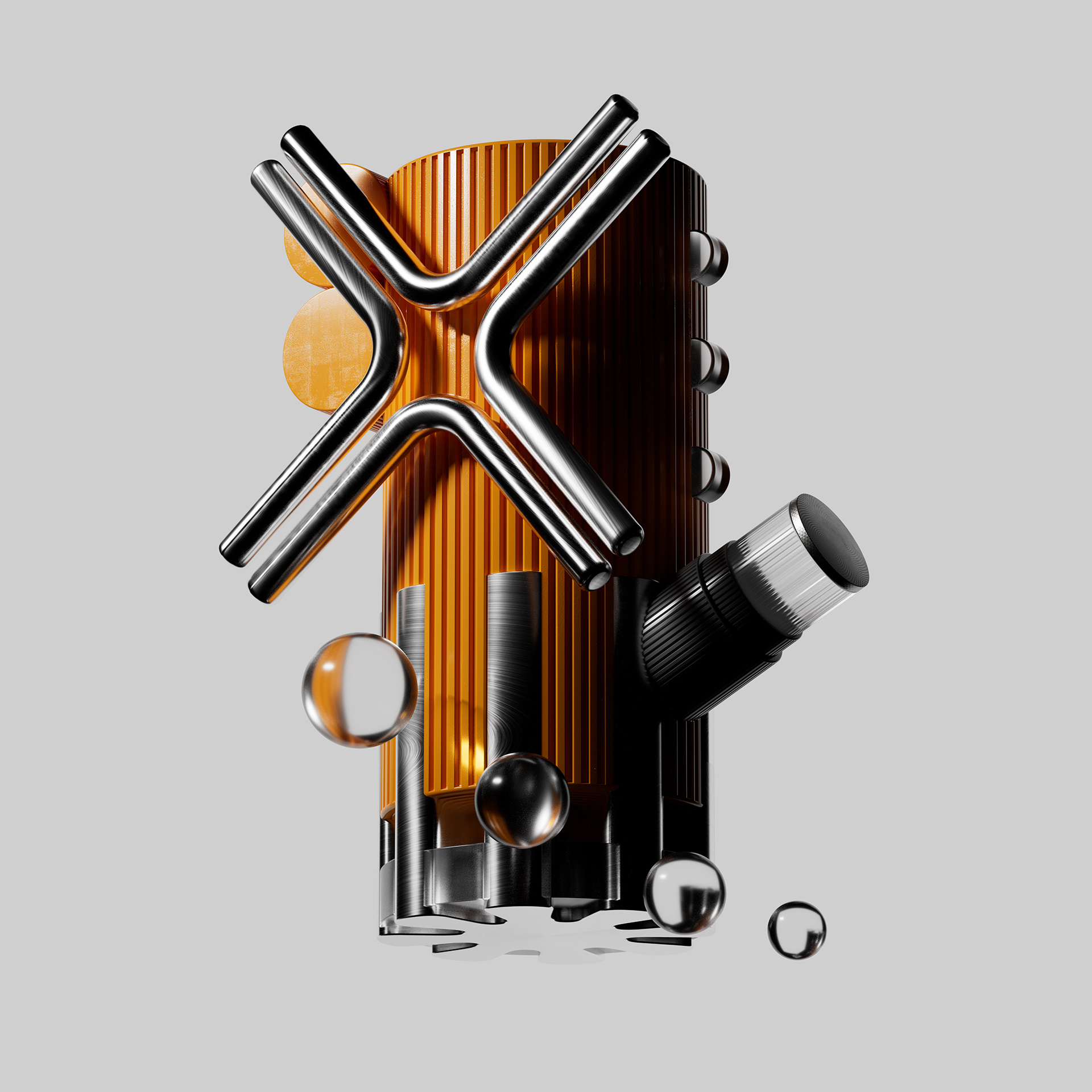 TOTEMIC 001 3d c4d crislabno design illustration render