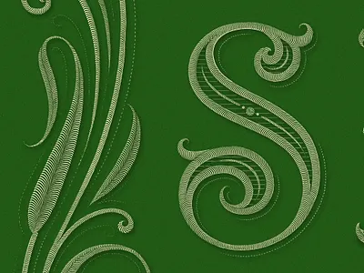 Letter S calligraphy hand lettering lettering logo logotype poster print type typeface typography