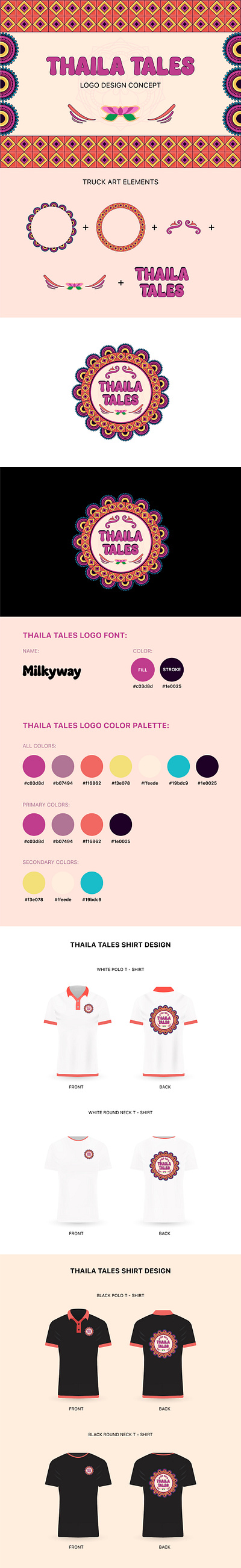 THAILA TALES LOGO GUIDELINES 2d design branding design graphic design illustration logo vector