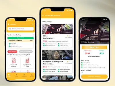 On-Demand Car Services appdesign autocareapp autorepairapp autotechdesign carmaintenanceapp carserviceapp dribbbledesign dribbbleshots garagebookingapp m2mgoapp minimalui on demand app ondemandapp uiux userexperience uxdesign vehicleserviceux