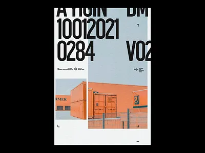 Industrial Numeric Art Poster art poster art poster design bold bold typography clean clean design creative design inspiration minimalist poster poster design typo typographic design typographic poster typography visual identity