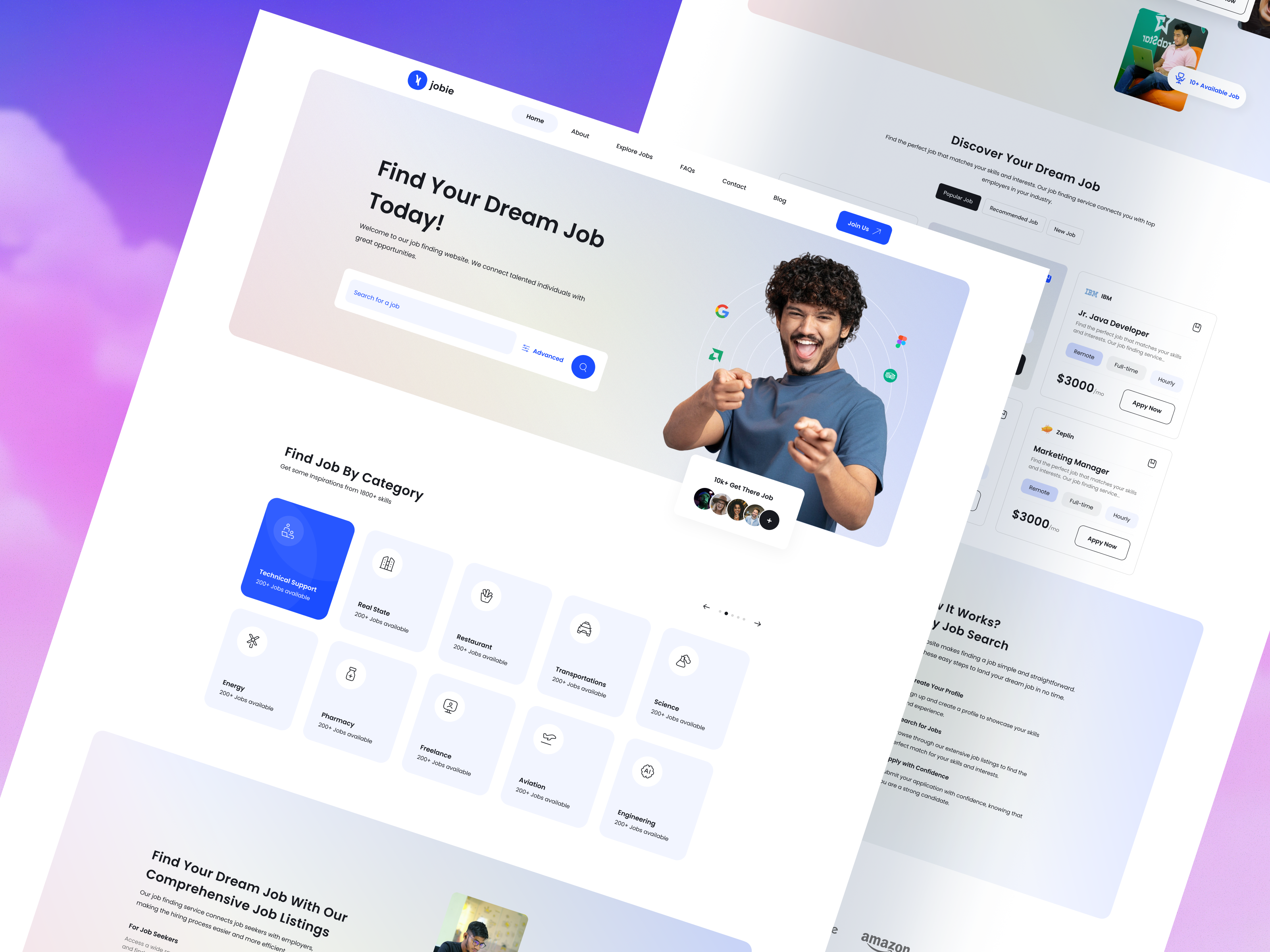 Example of Landing Page UI/UX Design