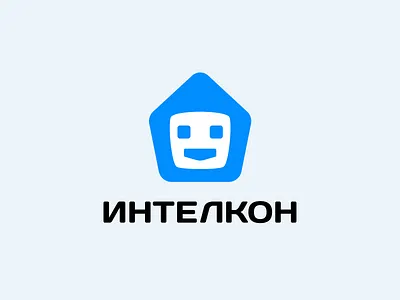 Smart home Intelkon branding graphic design logo