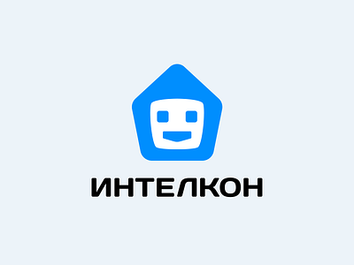 Smart home Intelkon branding graphic design logo