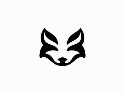 Minimalist Badger Logo animal badger branding design emblem geometric icon identity illustration logo mark mascot minimalism minimalist nature negative space scavanger symbol vector wild