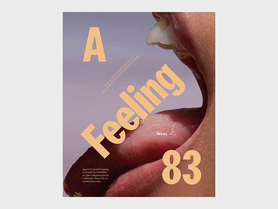 Feeling Editorial Cover Design clean clean layout clean style cover cover design creative design feeling graphic design minimalist design modern modern poster poster poster design typography