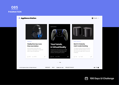 DailyUIchallenge Day 085/100 Prompt: Pagination ui