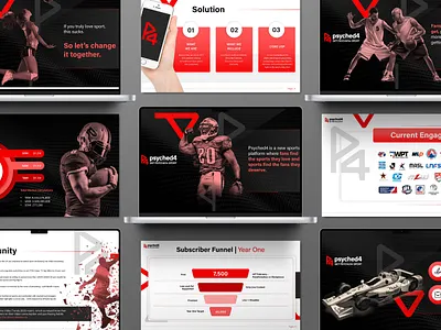 Pitch deck. Presentation design for psyched4 google slides graphic design investor deck landing paga pitch deck pitch deck designer powerpoint presentation ppt pptx presentation presentation template slides ui ux web design