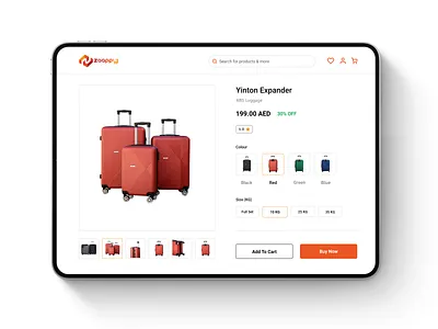 Zaappy - eCommerce website design Product detail design ecommerce graphic design typography ui ux