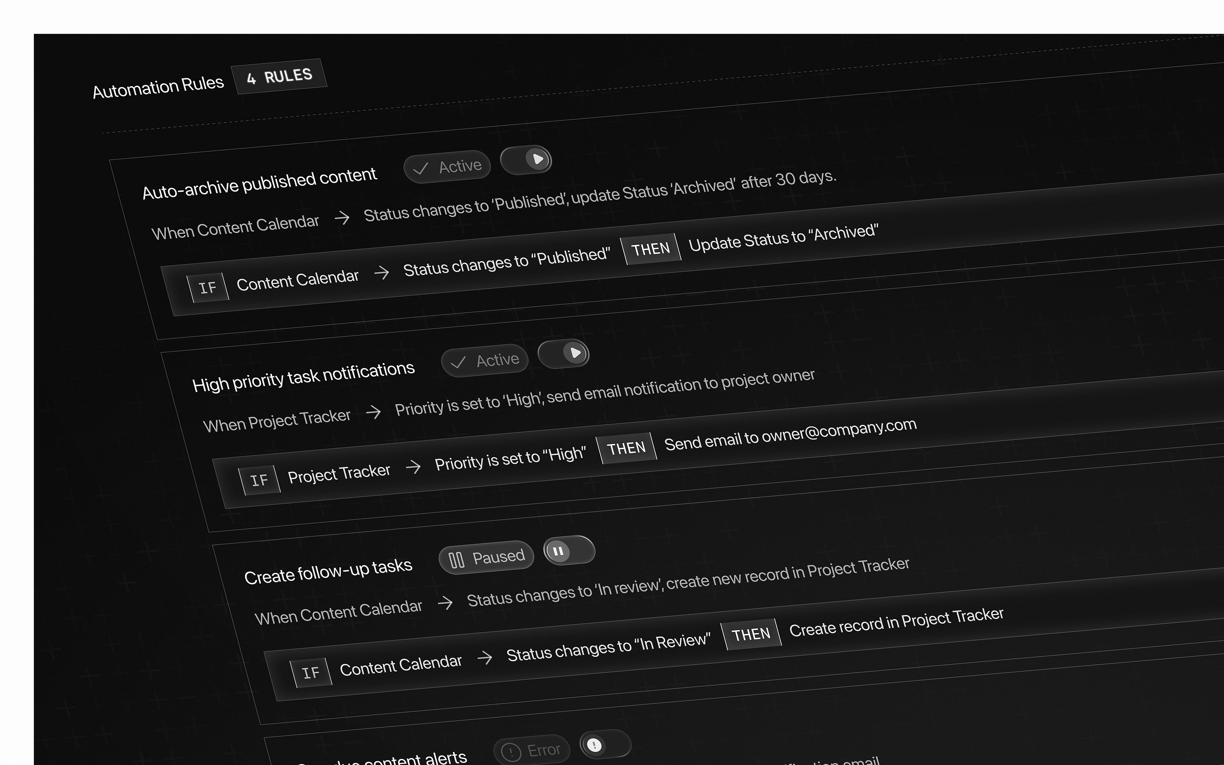 Monochrome dashboard dashboard ui product design saas ui