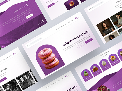 Pastry Menu menu ui ux website
