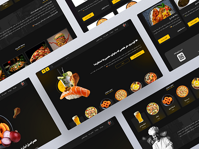 Restaurant Menu menu ui ux website