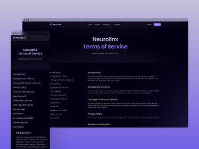 Neurolinx - AI Agency & Technology Startup Website Design agency ai ai agency ai startup clean dark dark ui landing page startup technology ui ux web design website