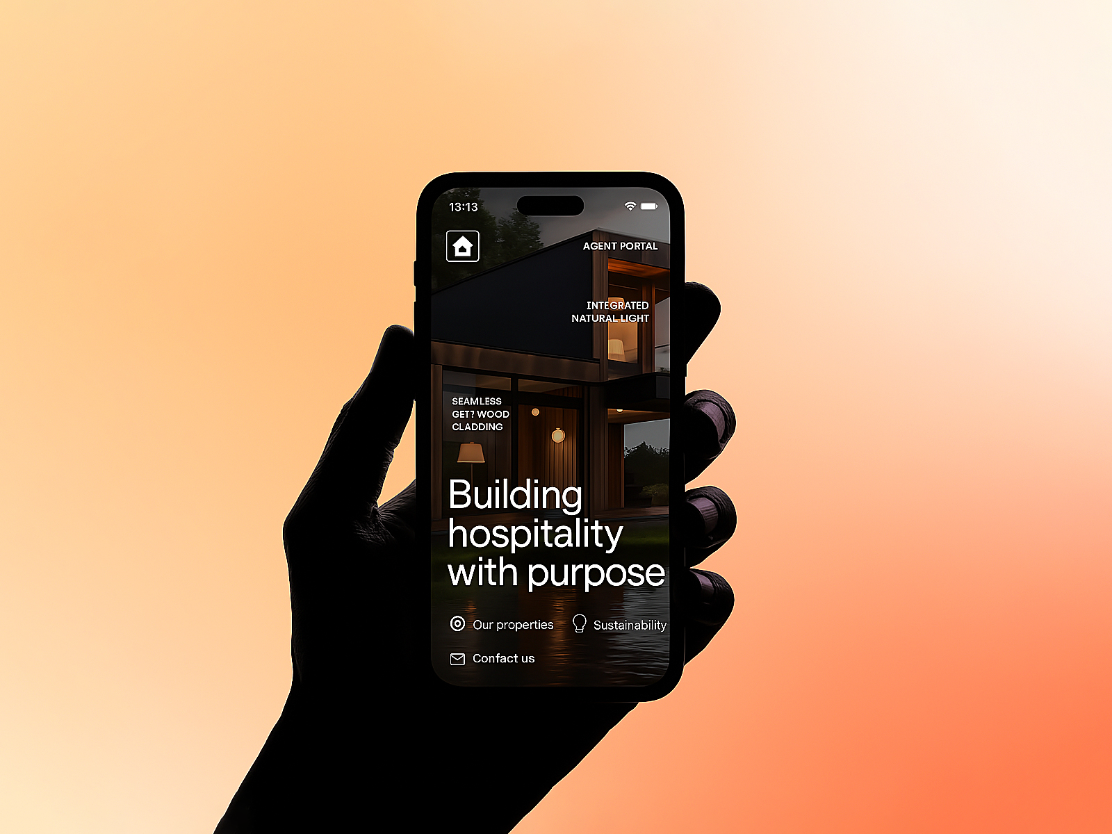Web & mobile design for a real estate brand graphic design