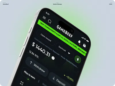 GameBeef - Mobile WebApp app appdesign branding design graphic design interfacedesign responsive ui ux webapp
