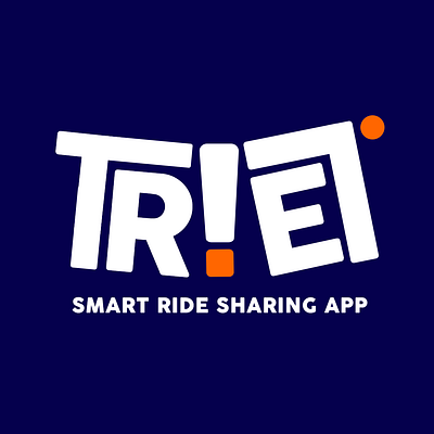 Triel - Ride Sharing App Logo Design app design brand kit branding logo app typography