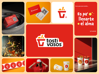 Tostivasos | Branding brand brand design brand identy branding design fast food fast food branding food graphic design identy illustration logo logo design restaurant logo