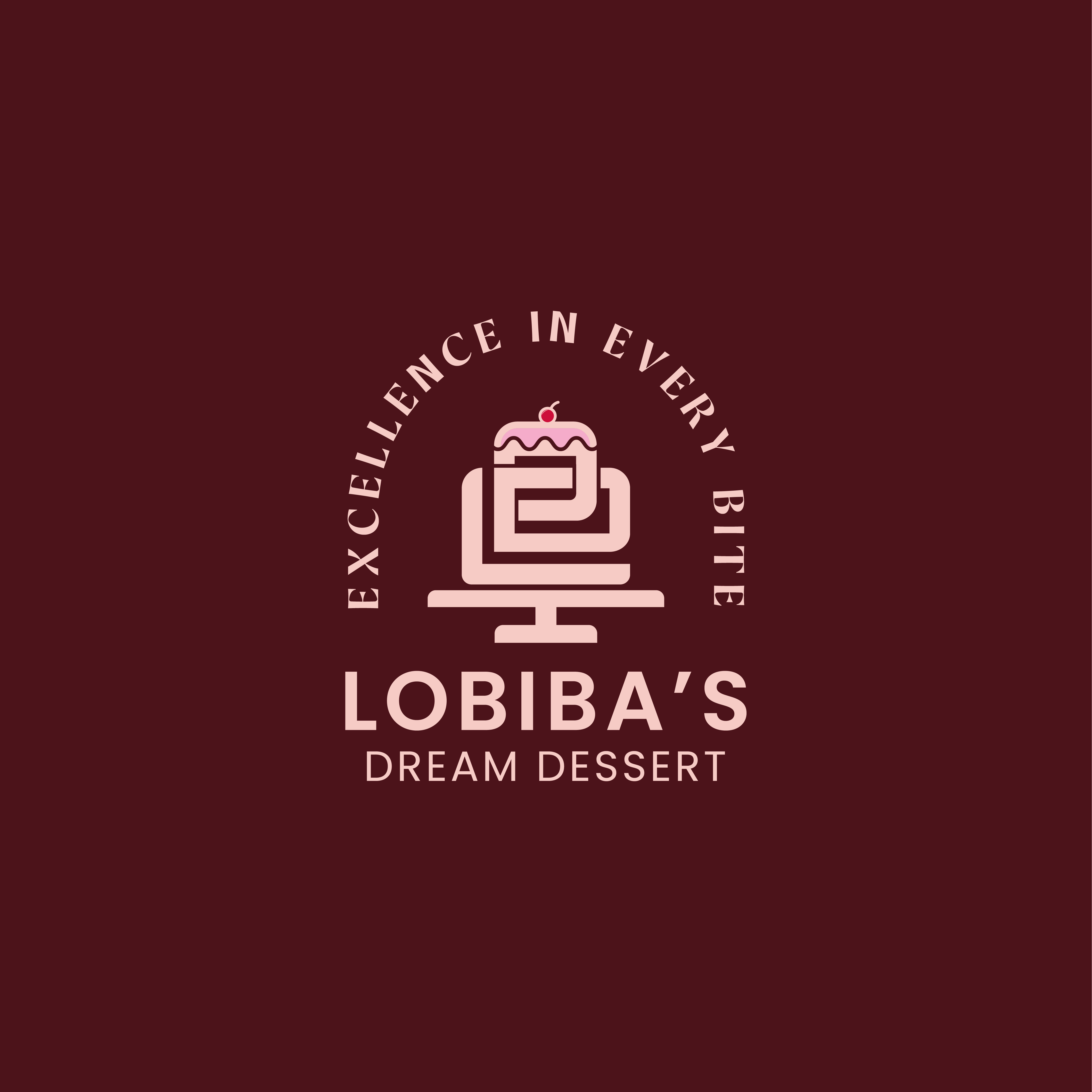 Homemade Dessert and Cake Shop Logo For Client. bakery bakery logo branding cakes cakeshop logo design dessert logo graphic design homemade illustration logo هوية بصرية