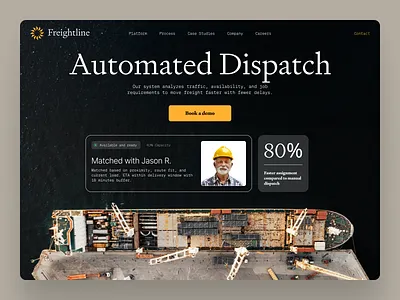 Automated Logistics modern ui