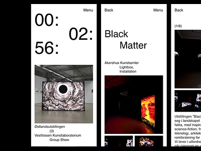 Art Exhibition Guide Mobile App - UI Design app app design application application design art app design exhibition guide graphic design guide minimalist mobile mobile ui simple ui ui design user interface ux uxui