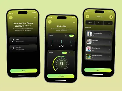 Step Tracker App UI Kit app app design appdesign branding calories daily steps tracker dailysteps fitness app health location mobile app design mobile app design concept motion design step step tracking design template steptrackerapp tracker tracker app design uidesign walking app