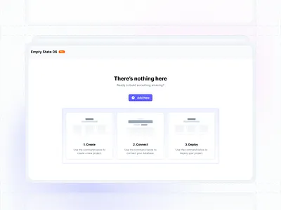 TailwindCSS : Empty State #06 empty empty state landing page marketing section website