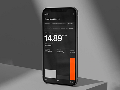 Product Carbon Footprint Tracker App UI Design app app design application application design dark mode data data visualisation design mobile mobile app mobile ui ui ui design user experience user friendly user interface