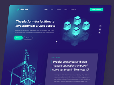 Crypto website UI UX design bit coin blockchainwebdesign crypto cryptoux digitalcurrency home page intechinnovation landing page design lockchaindesign ui ux ui design uiinspiration ux design web design web3d website design