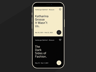 Bahnhof Museum Exhibition Guide - UI Design app app design application application design dark tone design mobile app mobile application mobile ui translator ui ui design user interface ux uxui