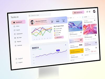 Task Management UI/UX Design app branding dashboarddesign design dribbbleshot figmadesign graphic design illustration logo minimal productivityui taskmanagement ui uidesign ux vector webappdesign