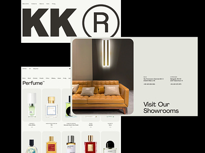 KK® clean design design ecommerce ui web website