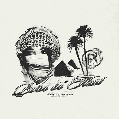 ABU DHABI GRUNGE PRINT STREETWEAR ARCHIVE branding design graphic design grunge print raw texture streetwear t shirt