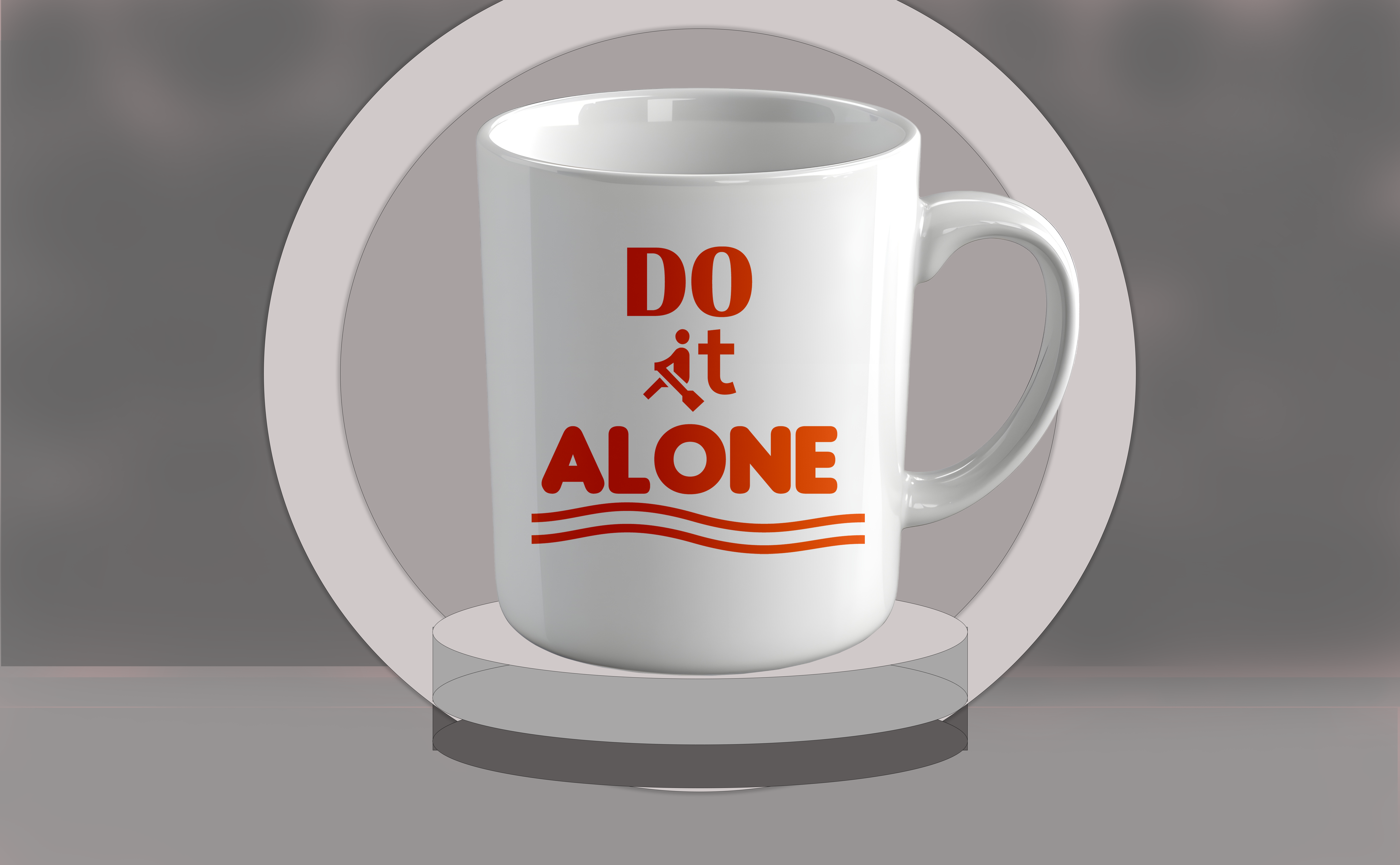 “Motivational Coffee Mug” adobe branding design graphic design illustration illustrator vector