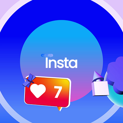 Logo Animation Intro Instagram 3d adobe ads ai animation branding colourful freelancer graphic design illustration intro logo media motion motion graphics outro social ui video