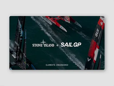 Stone Island x SailGP “Elements Engineered” Capsule Launch Deck adobe b2b branding clothing design editorial design fashion figma graphic design partnerships pitch deck design presentation design sailgp sailing sales sales collateral sport stone island