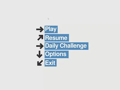 Mini Metro | Main Menu UI Replication animation flat design game game ui minimal modern noai ui ui animation ui design video game