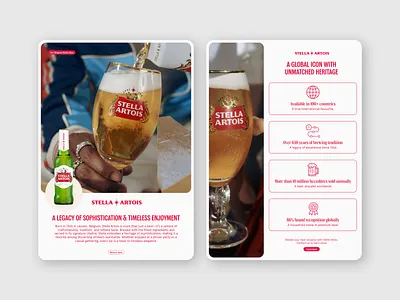 Stella Artois Sell Sheet – A Premium Brand Presentation adobe alcohol b2b beer beverage branding data visualisation design editorial design figma graphic design pdf pitch deck design presentation design sales sales collateral sell sheet stella artois