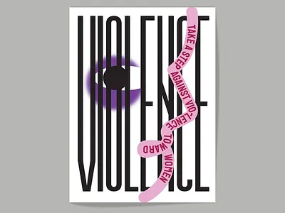 Anti-Violence Awareness Poster Design anti violence awareness awareness poster campaign visual concept layout editorial design eye symbolism graphic protest impact typography message modern activism political poster poster art poster design public message social design street campaign strong statement typographic poster visual protest