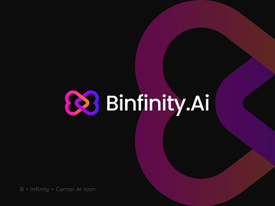 B Infinity Logo, Modern, Tech, AI, SaaS, Software, B Logo ai symbol b ai logo b infinity logo b logo b logo design b modern logo b symbol b tech logo branding business logo company logo corporate creative logo infinity ai logo infinity logo modern logo saas logo software logo tech logo web3 logo