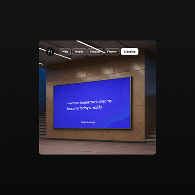 Billboard billboard branding design