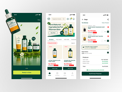 The Body Shop App Redesign – Clean UI, Better Flow appredesign cleanui cosmetics designinspiration ecommerceapp mobileappdesign shoppingapp skincare thebodyshop uiux
