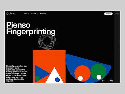 Interface for AI Platform ai interface ai platform clean layout color contrast creative direction design system generative design geometry design innovative webdesign interface interface elements minimal interaction product showcase tech branding typography ui design ux design ux simplicity visual hierarchy