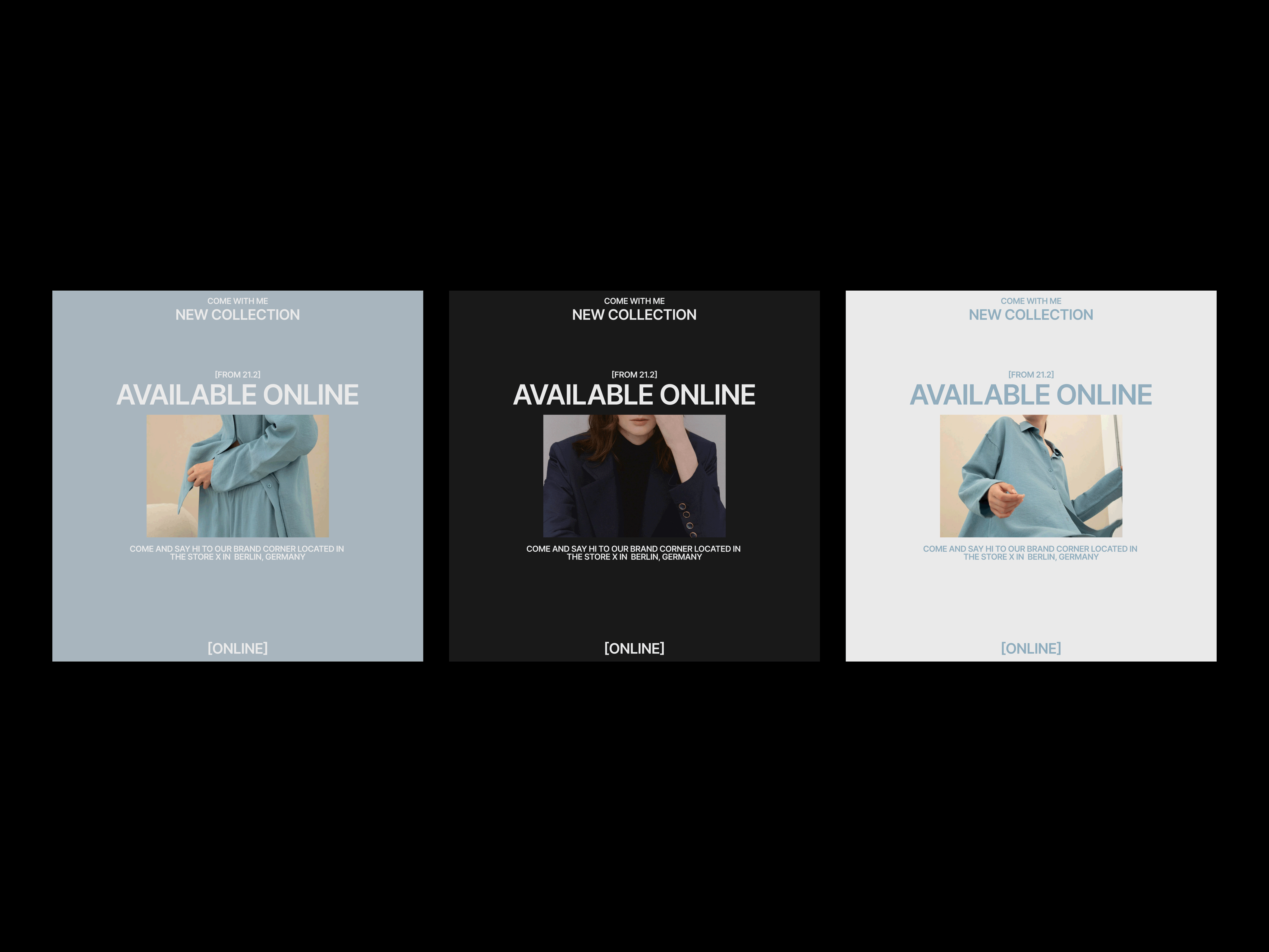 Come With Me clean design clothing design fashion ui web website